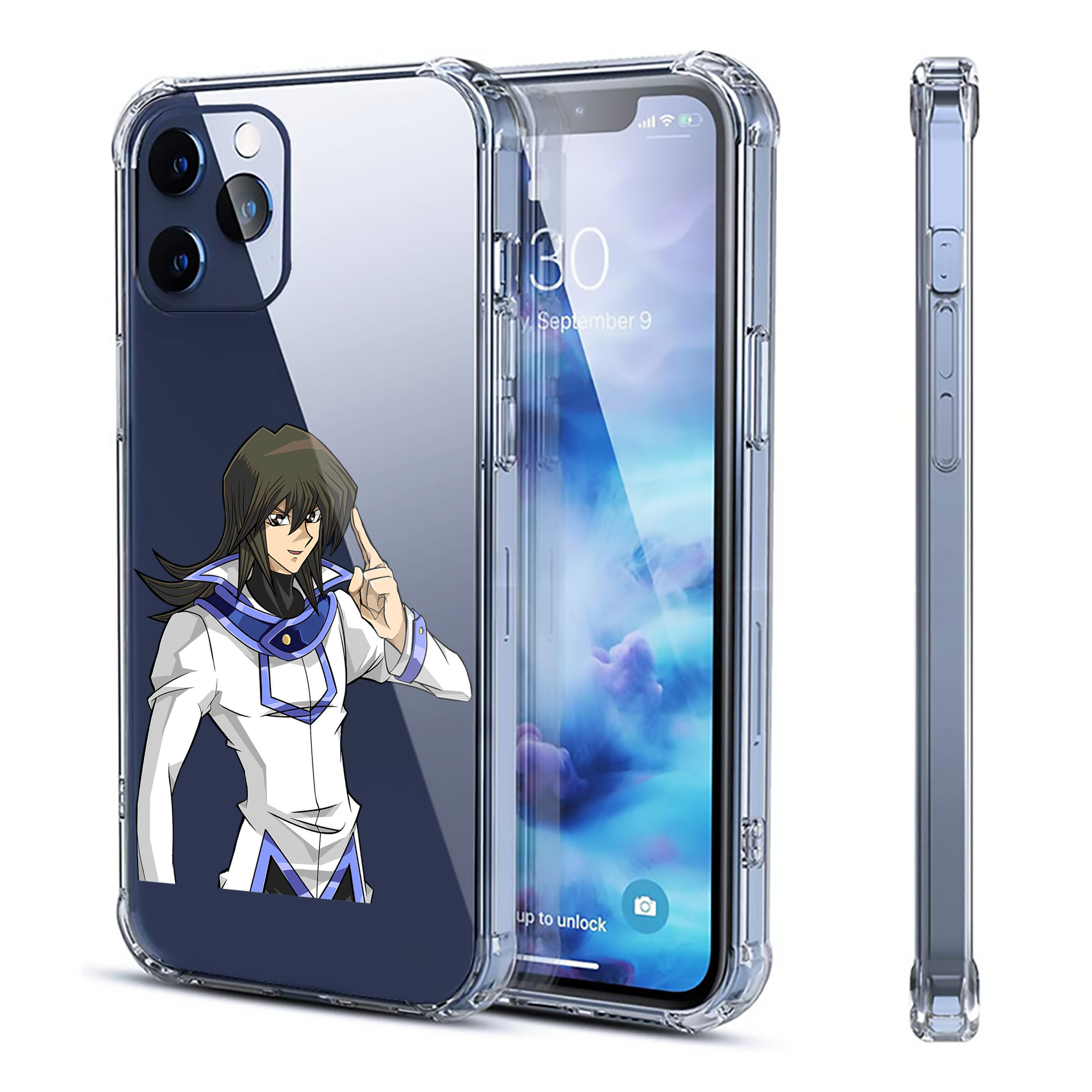 （画像用） 遊☆戯☆王 Yu-Gi-Oh! 【iPhone 12シリーズ対応】透明スマホケース（クリアソフトケース）